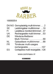 Melissa House of barber 16680054 Manual Del Usuario