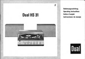 Dual HS 31 Instrucciones De Manejo