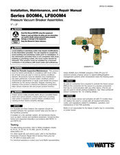 Watts LF800M4 Serie Manual De Instalación