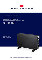 Elnur Gabarron CP-TURBO Instrucciones De Instalacion Y Uso