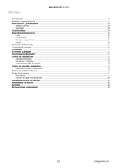 ENERGY SISTEM Urban3 Manual De Usuario