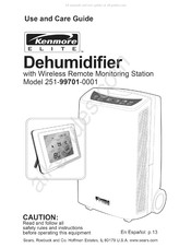 Kenmore ELITE 251-99701-0001 Guía De Uso Y Cuidados