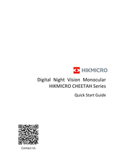 Hikmicro CHEETAH Serie Guia De Inicio Rapido