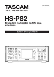 Teac Tascam HS-P82 Guía De Arranque Rápido