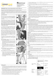 RIDGEGEAR RGR1 Instrucciones De Uso