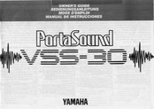 Yamaha PortaSound VSS-30 Manual De Instrucciones