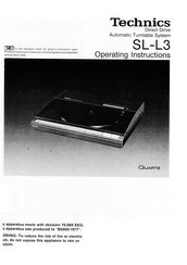 Technics SL-L3 Instrucciones De Funcionamiento