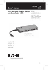 Eaton TRIPP LITE U442-DOCK5D-GY Manual Del Propietário