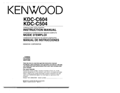 Kenwood KDC-C604 Manual De Instrucciones