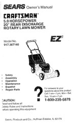 Craftsman EZ3 917.387140 Manual Del Propietário