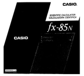 Casio fx-85N Manual Del Usuario