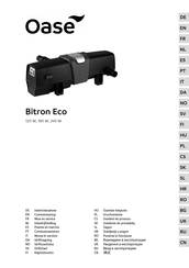 Oase Bitron Eco Serie Puesta En Marcha