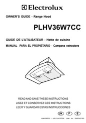 Electrolux PLHV36W7CC Manual Para El Propietario