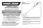 Black and Decker NST1118 Manual De Instrucciones