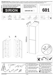 trendteam SIRION 601 Serie Instrucciones De Montaje