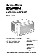 Kenmore 78073 Manual Del Propietário