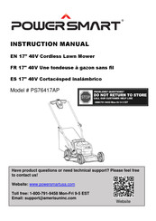 Power smart PS76417AP Manual De Instrucciones