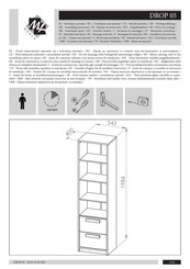 ML MEBLE DROP 05 Instrucción De Montaje