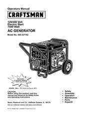 Craftsman 580.327182 Manual Del Operador