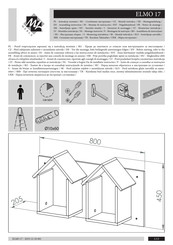 ML MEBLE ELMO 17 Instrucción De Montaje