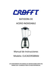 Craft CLICACER500KAI Manual De Instrucciones