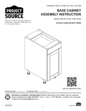 Project Source B24R 5217208 Instrucciones De Ensamblaje