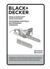 Black and Decker BECS2040 Manual De Instrucciones