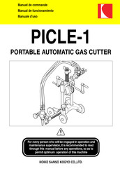 Koike Sanso Kogyo PICLE-1 Manual De Funcionamiento