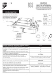 Aspen Pumps ENDURANCE Instalación