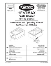 Hatco HEATMAX RCTHW-6 Serie Instrucciones Originales