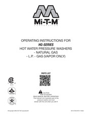 Mi-T-M Corporation HG-3004-1230 Manual De Instrucciones