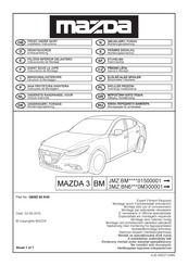 Mazda QBM2 50 AH0 Instrucciones De Montaje