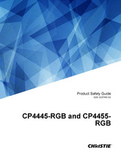 Christie CP4455- RGB Manual De Instrucciones