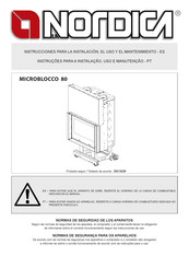 La Nordica MICROBLOCCO 80 Instrucciones Para La Instalación, El Uso Y El Mantenimiento