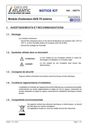 Groupe Atlantic 059775 Manual