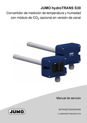 JUMO hydroTRANS S30 Manual De Servicio