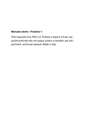 POLTI Vaporetto ECO PRO 3.0 Manual De Instrucciones