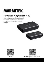 Marmitek Speaker Anywhere 650 Manual De Instrucciones