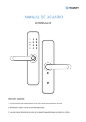 TECDOFY H5 Manual De Usuario