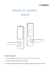 TECDOFY H3 Manual De Usuario