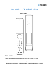 TECDOFY T7 Manual De Usuario