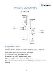 TECDOFY H6 Manual De Usuario