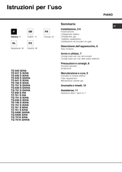 Hotpoint Ariston TD 631 S IX/HA Manual De Instrucciones
