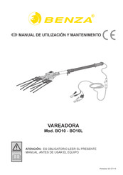 benza BO10L Manual De Utilización Y Mantenimiento