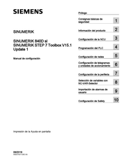 Siemens SINUMERIK STEP 7 Toolbox V15.1 Manual De Configuración