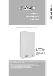 Nova Florida LATAM DELFIS CTFS 40 Instalación Uso Y Mantenimiento