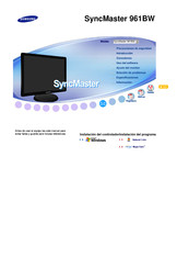 Samsung SyncMaster 961BW Manual