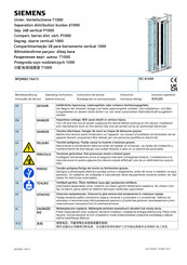 Siemens 8PQ9802-7AA13 Instructivo