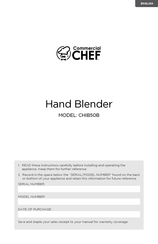 Commercial CHEF CHIB50B Manual De Instrucciones