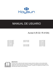 Kaysun Aurea II KAY-S 26 DNR7 Manual De Usuario